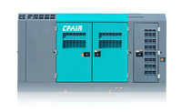 CFAIR 830cfm7bar Compresseur d'air à vis à moteur diesel stationnaire pour la construction/le sablage/le forage de puits d'eau/l'extraction de pétrole