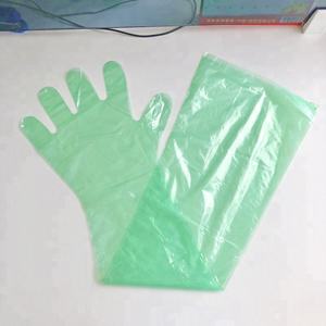 Guante veterinario largo desechable de PE/EVA de 90cm para animales - Product Image 5