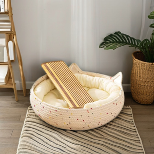 Kunden spezifische neue Produkte Umwelt freundliches, nachhaltiges, faltbares Haustier bett Kühlbett aus massivem Sperrholz für Hunde für den Sommer - Product Image 4