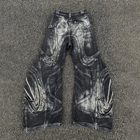 DiZNEW Jeans Homme Haute Qualité Vente en Gros 2026 Designer Sculpted Retro Jeans Homme Coupe Ample