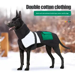 Winter Verdikte Hond Hoodies Fleece Voering Warmte <span class=keywords><strong>Doberman</strong></span> Katoenen Kleding Moderne Middelgrote Grote Honden Solide Eco-Vriendelijke Herfst - Product Image 3