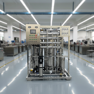 Système RO en acier inoxydable HUAMO 1000 LPH avec <span class=keywords><strong>adoucisseur</strong></span> et 3 réservoirs, filtre à eau contrôlé par PLC - Product Image 2