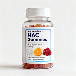 OEM/ODM วิตามินกัมมี่ <span class=keywords><strong>NAC</strong></span> แอล-ซิสเทอีน 600 มก. สำหรับผู้ใหญ่ อาหารเสริม <span class=keywords><strong>NAC</strong></span> เพื่อเสริมสร้างภูมิคุ้มกัน บำรุงปอด ตับ และระบบย่อยอาหาร - Product Image 4