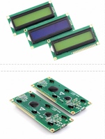 TFT 1602A 5V Blau-Gelbgrüner Bildschirm mit IIC/I2C Weißer Code Hintergrundbeleuchtung 16x2 TFT-Monitor-Modul LCD1602