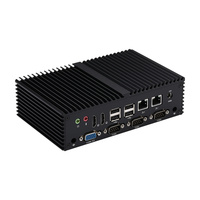K10922X Mini PC processeur Ultra Compact N100 6 RS-232 VGA PS2 Triple M.2 emplacements PC industriels intégrés sans ventilateur