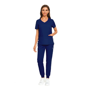Dental <strong>Clinic</strong> Nursing <strong>Uniform</strong> Sets Short Sleeve Medical Scrubs <strong>Uniforms</strong> Women and Men Surgical Hospital <strong>Uniforms</strong> - Product Image 2