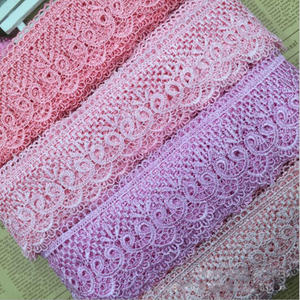 Prezzo di fabbrica disegni moda 6cm ricami multicolore Guipure pizzo tessuto <span class=keywords><strong>per</strong></span> <span class=keywords><strong>abbigliamento</strong></span> donna DB202 - Product Image 5