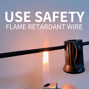 100/50/25ft USB đèn LED 5V 1W <span class=keywords><strong>G40</strong></span> bóng đèn nhựa ngoài trời không thấm nước Lều Cổ Tích Patio Festoon chuỗi ánh sáng trang trí đám cưới - Product Image 2