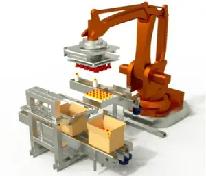 Automatic Bag Case Canning Box Bottle Package Palletizer Robot Machine for Palletizing and Packing