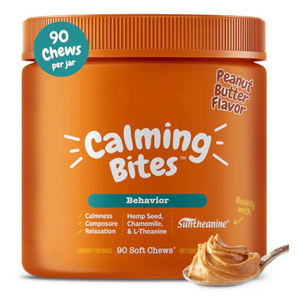 Masticables calmantes para perros, alivio <span class=keywords><strong>de</strong></span> la ansiedad, ayuda para dormir, Salud Digestiva, raíz <span class=keywords><strong>de</strong></span> valeriana, aceite <span class=keywords><strong>de</strong></span> semilla <span class=keywords><strong>de</strong></span> cáñamo, cúrcuma, golosinas suaves, suplemento para mascotas - Product Image 2