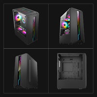 Boîtier d'ordinateur compact Mini ATX, support GPU 290 mm, 7 emplacements PCI, châssis de bureau