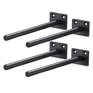 Supports d'étagères flottantes invisibles en métal, supports en fer et en <span class=keywords><strong>aluminium</strong></span> pour verre ou bois, montage latéral avec un design élégant - Product Image 2
