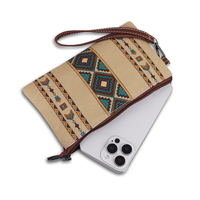 Tas bahu Aztec cetak Bohemian desainer tas jinjing belanja tas selempang Travel merek mewah dompet tas tangan tali