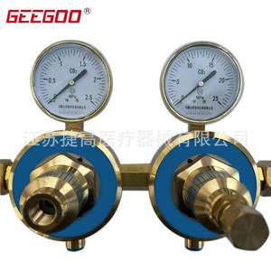 Régulateur de pression de dioxyde de carbone à double étage à double gaz YQJ-11 en laiton pour régulateur de pression de GPL - Product Image 5