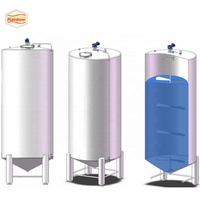 1500 litres Réservoir de mélange de stockage de chauffage électrique/vapeur à enveloppe d'eau