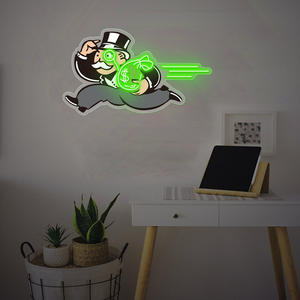 Letrero <span class=keywords><strong>de</strong></span> Neón Acrílico con Impresión UV LED Personalizado con el Logotipo <span class=keywords><strong>de</strong></span> <span class=keywords><strong>Monopoly</strong></span> Man, para Decoración <span class=keywords><strong>de</strong></span> Pared - Product Image 2