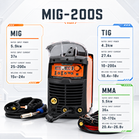 Machine à souder à l'arc Sanyu MIG-200S 3-en-1 MIG TIG MMA, soudeuse portable 110V/220V 200A