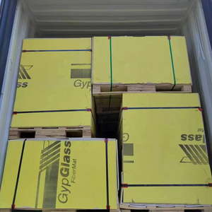 Panneau mural en plâtre inorganique ignifuge imperméable avec revêtement en fibre de verre jaune pour <span class=keywords><strong>extérieur</strong></span> - Product Image 5