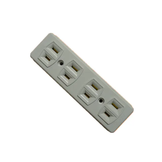 Japanese Standard 2 Flat Pin 4 Pole Outlet Socket (AE6004)