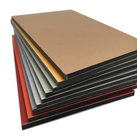 Panneau composite en aluminium de haute qualité 4 mm ACM ACP, revêtement PVDF, Alucobond