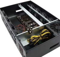 Nouveau système Barebone PC silencieux de 70mm avec carte mère entièrement chargée et boîtier 8GPU pour application de serveur à usage domestique Facteur de forme ATX