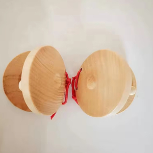 Bán Buôn Bộ Gõ Nhạc Cụ Biểu Tượng Tùy Chỉnh Ngón Tay Nhỏ Có Kích Thước Chơi Bằng Gỗ Castanet - Product Image 5