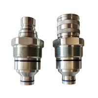 Raccord hydraulique à face plate en acier au carbone plaqué Zn-Ni haute pression 45920143