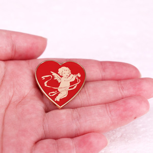 Cupidon Ange Amour Broche Couple Saint Valentin Badge Décoration Pin Saint Valentin Cadeau Vêtements Décoration Accessoires - Product Image 2