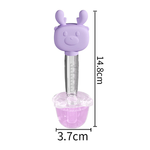 <span class=keywords><strong>Tétine</strong></span> d'alimentation portable en silicone pour bébé, motif animal de dessin animé, fabriquée par le fabricant, pour enfants de 0 à 12 mois, impression manuelle - Product Image 5