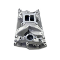 Collecteur d'admission pour 5.7 Vortec SBC V8, poli, petit bloc, tubulure d'admission pour 350