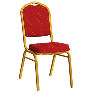 Sedie da Banchetto Impilabili con Telaio in Metallo Dorato Personalizzabile per Eventi Aziendali in Vendita all'Ingrosso - Product Image 3