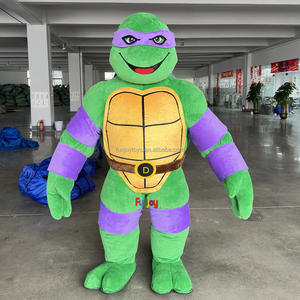 เครื่องแต่งกายมาสคอตแบบเป่าลมสำหรับผู้ใหญ่<span class=keywords><strong>เต่า</strong></span><span class=keywords><strong>นินจา</strong></span>ภาพยนตร์/เกม/ตัวการ์ตูนออกแบบได้ตามต้องการ - Product Image 4