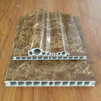 Profilé décoratif moderne en PVC creux imitation marbre pour cadre de porte d'ascenseur, encadrement de fenêtre, mur de fond, villa et hôtel