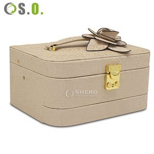 Boîte de rangement portable en cuir PU pour bijoux, fabriquée en Chine, de haute qualité, pour boucles d'oreilles, colliers et bagues - Product Image 3