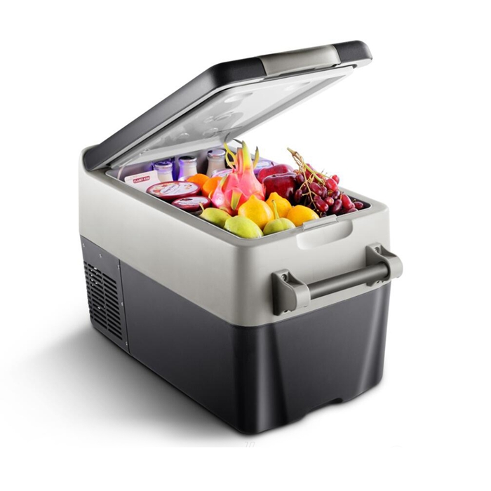 Напитков портативныое DC 12V/24V 30L Бесшумная конструкция Мини авто холодильник грузовик домой морозильник путешествия автомобильный охлаждения-18 градусов