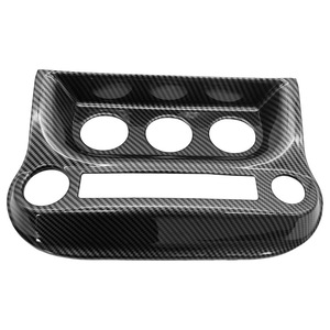 Cadre de tableau de bord pour Jeep Wrangler JK 11-17, style fibre de carbone, panneau de garniture intérieure ABS, accessoire de modification - Product Image 1