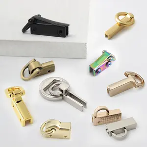 Rainbow Gold Metal Purse Chain D Ring Screw Connector Handbag Strap Hardware Side Clips Buckle Clasp Side Clip Handbag Connector