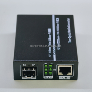 Convertidor de Fibra Óptica a Ethernet, Convertidor de Fibra Óptica a RJ45 con 1 Ranura SFP, Apto para Transceptor de Módulo SFP de 1.25G SMF MMF - Product Image 3