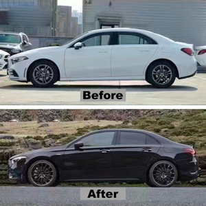 Kit de Carrocería Estilo <span class=keywords><strong>A45</strong></span> <span class=keywords><strong>S</strong></span> para W177 2019, Parachoques Delantero, Faldones Laterales, Parachoques Trasero, Puntas de Escape para Sedán, Ajuste Perfecto, <span class=keywords><strong>Precio</strong></span> de Fábrica - Product Image 4