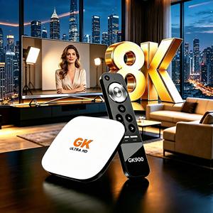 Decodificador <span class=keywords><strong>IPTV</strong></span> GK MAX con WiFi de Doble Banda, 8K, Android 12 y Reproductor Multimedia Integrado - Product Image 1