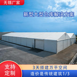 Carpa de Almacenamiento Logístico Grande de Aleación de Aluminio, 20x40 pies, Resistente a la Intemperie, Almacenamiento Temporal, Uso Industrial en Exteriores - Product Image 5