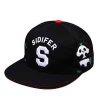 Sidifer personalizado 6 Panel 3D bordado ala plana gorras de béisbol nueva moda Jersey Material Logo Snapback sombrero para niños al aire libre