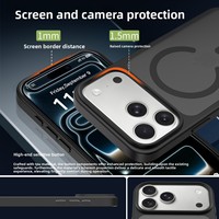 Nouvel Arrivage 2026 – Coque Magnétique Antichoc en TPU Mat Ultra-Fine pour iPhone 18 17 16 15 Pro Max avec Prise en Charge de la Recharge Sans Fil