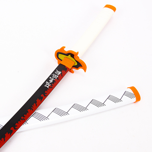 Espada de Juguete de Madera de la Serie de Anime Japonés Demon Slayer, Rengoku, una de las Más Vendidas al por Mayor - Product Image 3