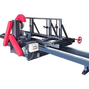 Segheria Circolare a Doppia Lama <span class=keywords><strong>con</strong></span> Carrello, Macchina Sega a Tavola Scorrevole per <span class=keywords><strong>Tronchi</strong></span> Rotondi - Product Image 4