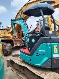 Excavadora sobre orugas HITACHI, alta calidad, segunda mano, marca japonesa, peso operativo de 4 toneladas con accesorios de bomba de cubo - Product Image 3