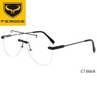 Gafas de Metal Modernas y a la Moda de FEROCE China, Monturas Ópticas de Vidrio, Nuevo Diseño