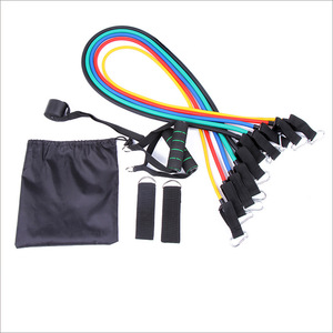 อุปกรณ์ออกกำลังกายแบบสายยางยืด CNS Resistance Band สำหรับฝึกความแข็งแรงแบบมัลติฟังก์ชั่น เครื่องดึงออกกำลังกายที่บ้าน สายยางยืดปรับแรงต้าน - Product Image 5