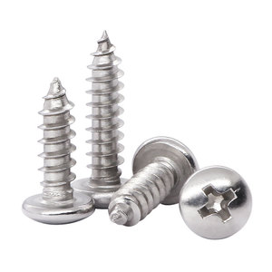 Vis autotaraudeuses à tête fraisée Phillips en acier inoxydable 304 BIZHOUHARDWARE, métriques M1 M2 M3 M4 M5 M8, fixations pour bois - Product Image 4