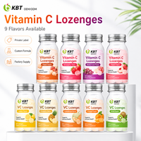 Compléments vitaminiques OEM ODM, comprimés de vitamine C, vente en gros, saveurs de fruits assorties, pastilles de vitamine C, marque privée